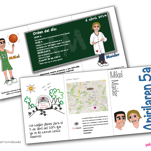 invitaciones-de-boda-personalizadas-caricaturizada-maider-mikel-profesiones-vitoria-gasteiz
