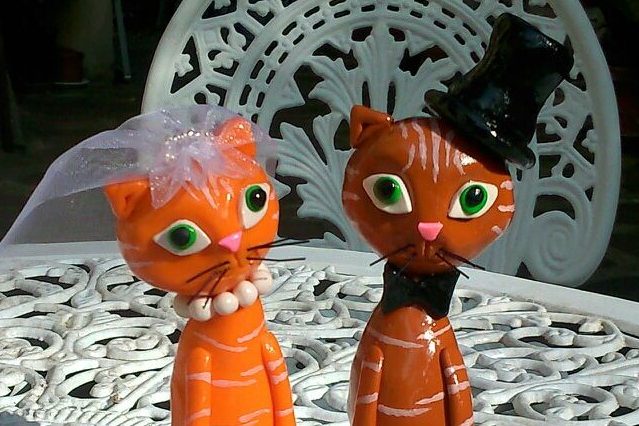 Figuras para tarta nupcial