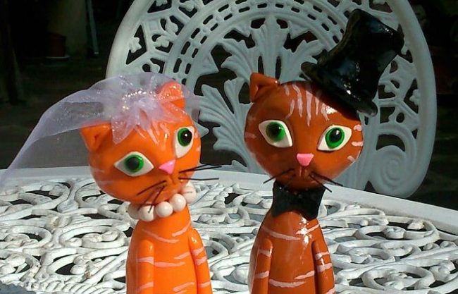 Figuras para tarta nupcial